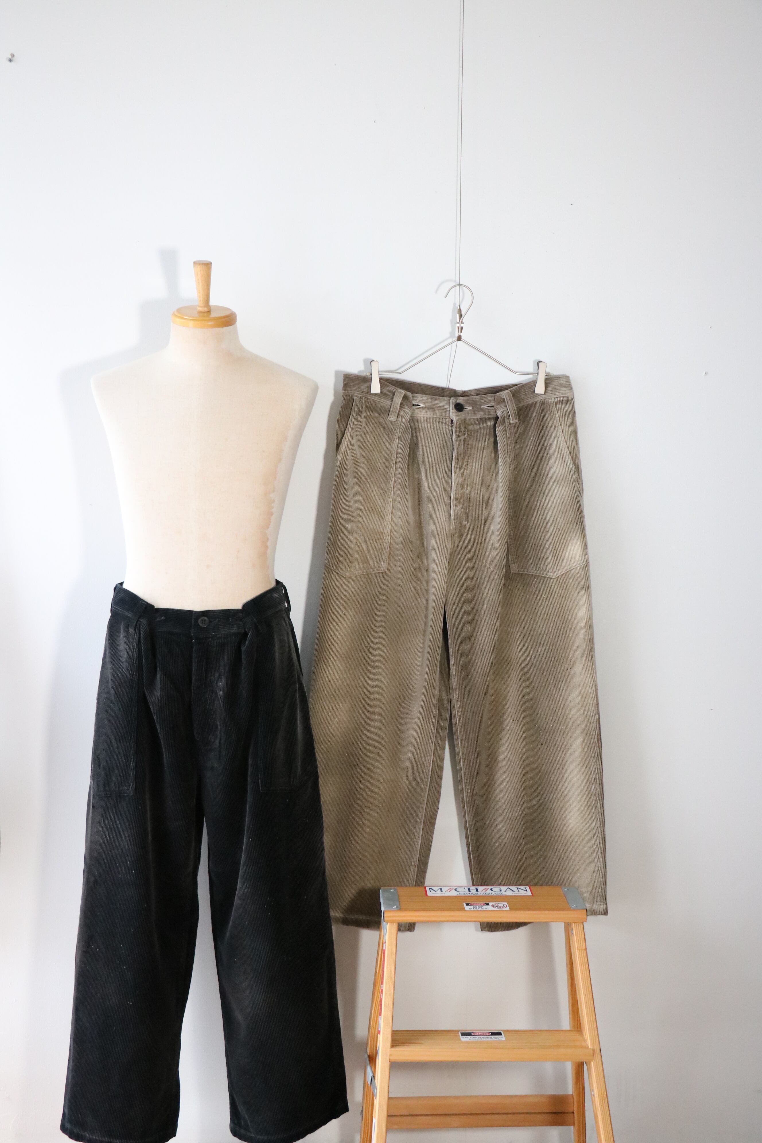 Ancellm -AGING CORDUROY BAKER PANTS- / ANC-PT129 / アンセルム