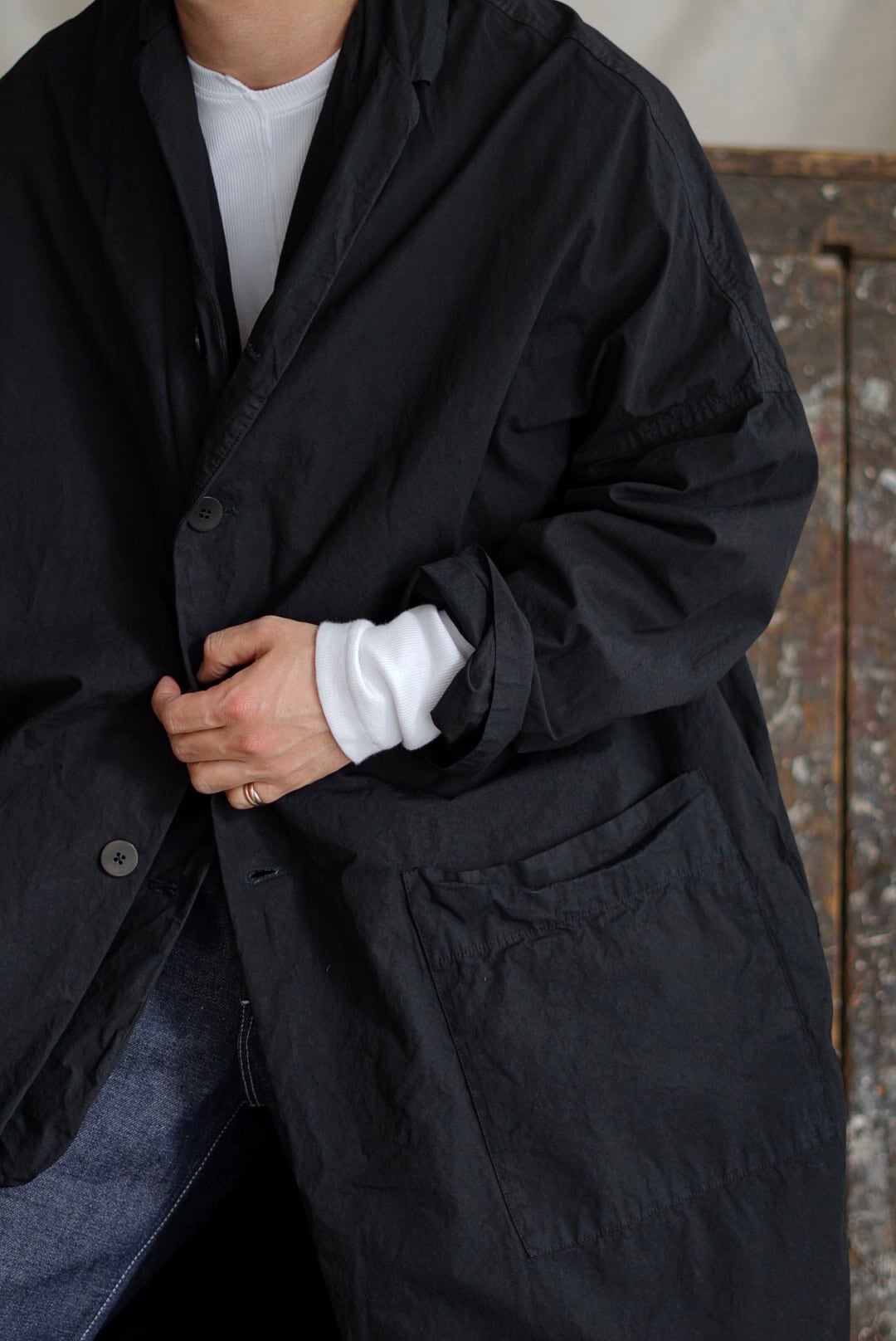 ALBUM DI FAMIGLIA - LOOSE COAT CC (BLACK) | Brownie