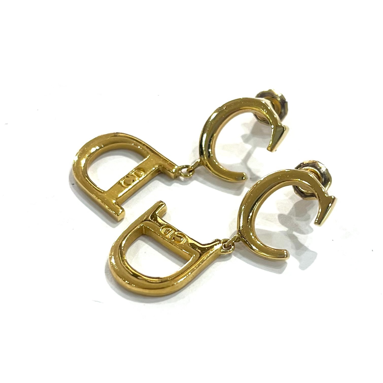 Christian Dior 】2320 VINTAGE DIOR ロゴピアス クリスチャン