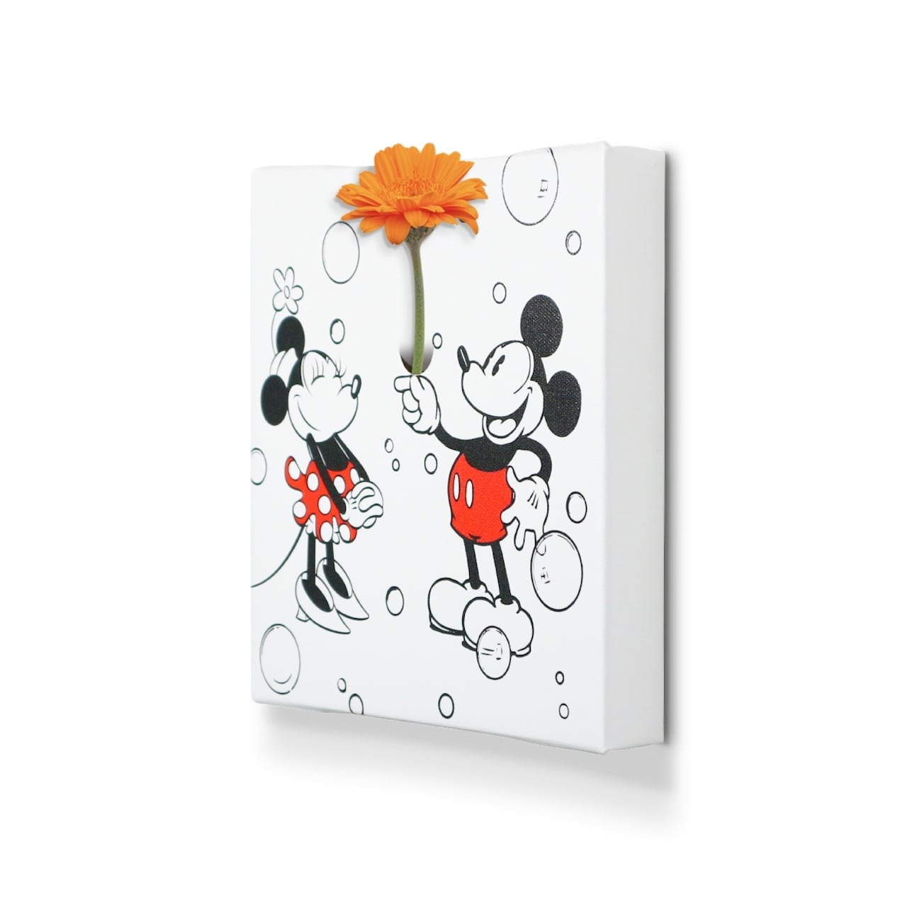 ディズニー アートパネル ミッキー ミニー 一輪挿し IKE-DSNY-2410-15