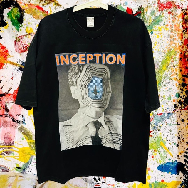 映画 インセプション リプリント メンズ 半袖 Tシャツ ディカプリオ 夢 