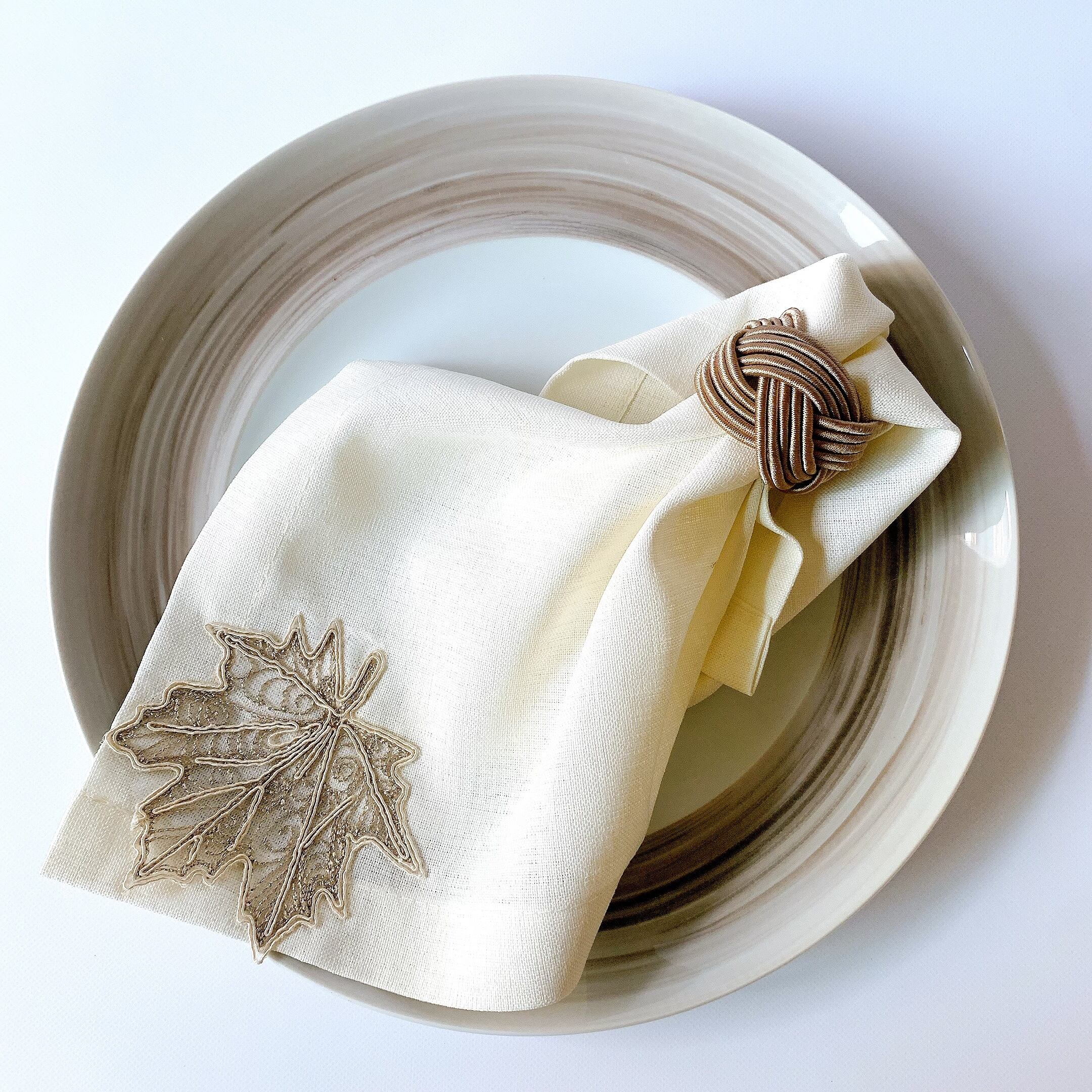 グレージュ ナプキンリング | Floraison Table フロレゾンテーブル