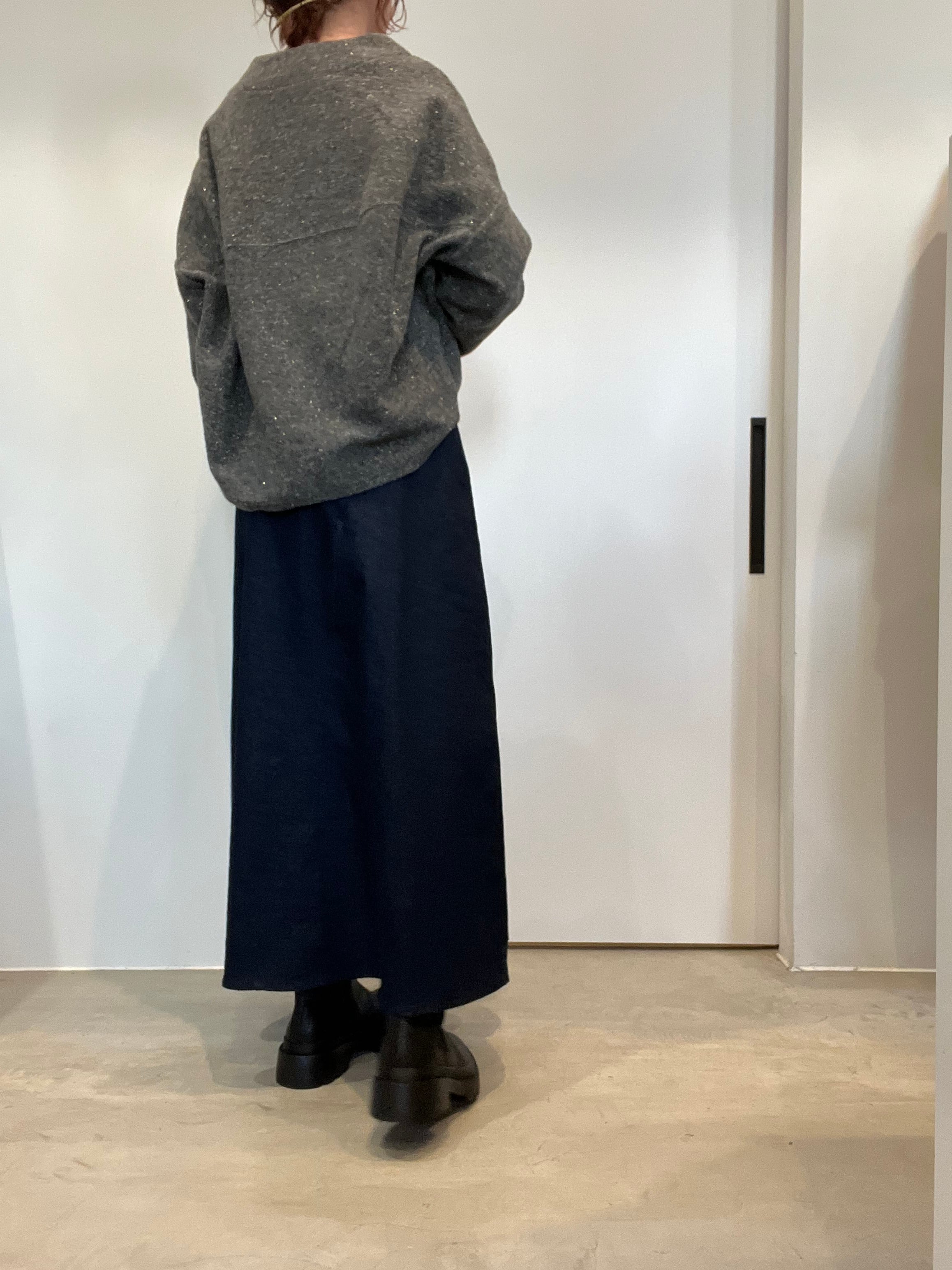 【LEMELANGE】ラメ入りスライバーニット 8551101