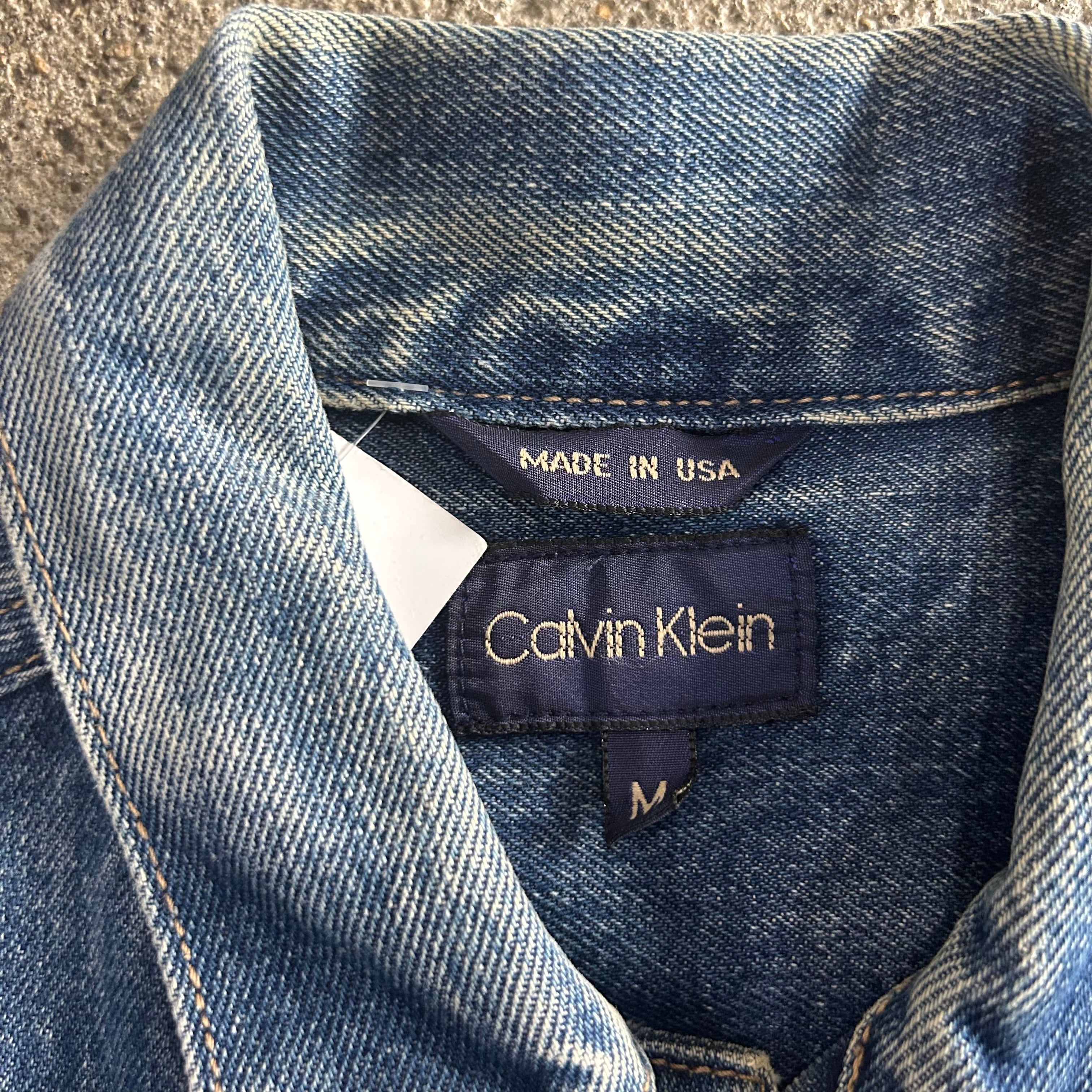 90s Calvin Klein denim jacket【仙台店】 | What