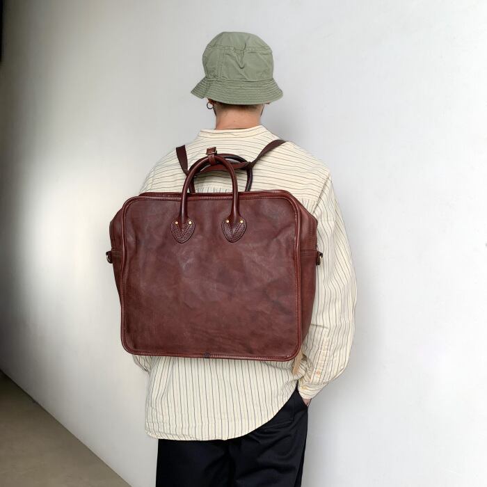 VASCO / LEATHER OFFICER 3WAY BAG (ヴァスコ レザー トート