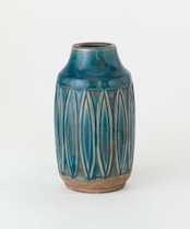 【artipur COTTAGE】Ceramic Flower Vase Blue