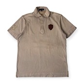 23区 SPORT ニジュウサンク スポーツ ストライプ ナンバリング 半袖 ポロシャツ L/ベージュ系 メンズ ゴルフ