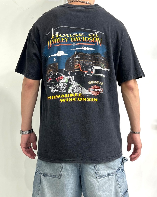 90’s Harley Davidson Design Tee 【Roots店】