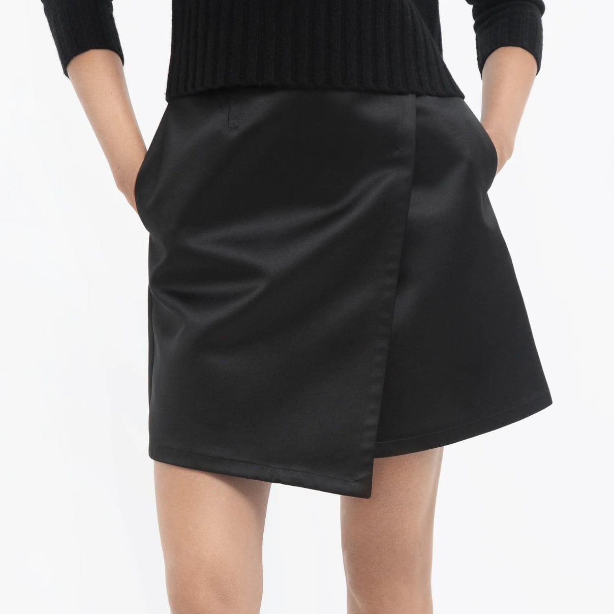 CO WRAPSKIRT BLACK