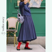 【2color】光さす路地裏 レースミディスカート 《W0172》