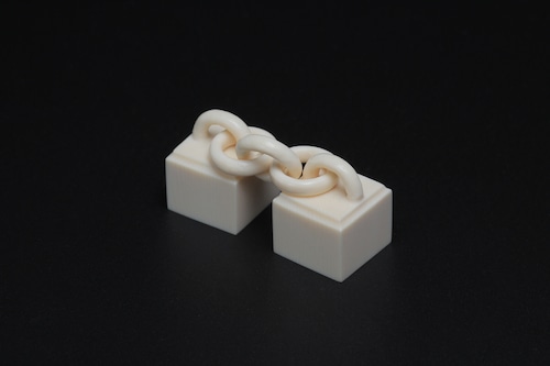 L05689 マンモス印材 鎖状 稀少 芯材 天然素材 篆刻 書道 文房具