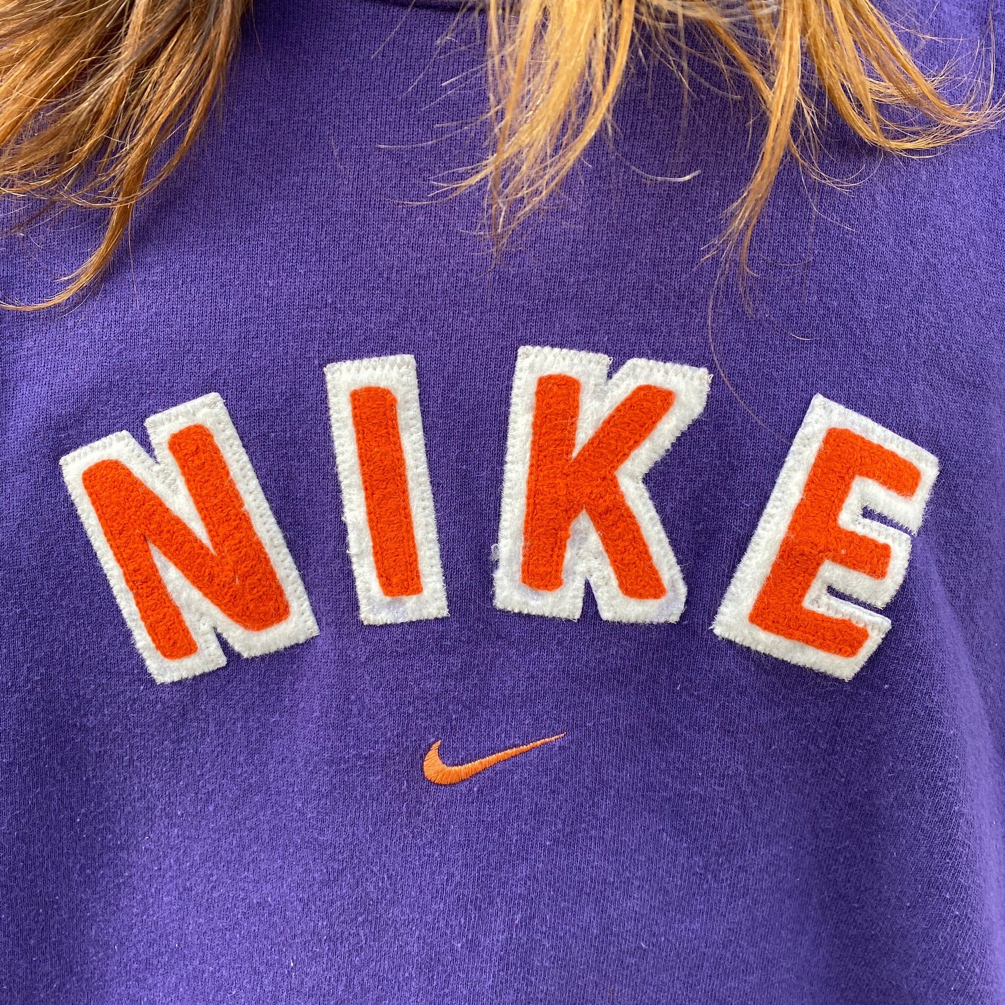 90年代 ビンテージ USA製 NIKE ナイキ スウォッシュ センターロゴ