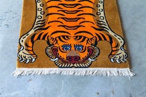 Tibetan Tiger Rug 《Sサイズ•ウール033》チベタンタイガーラグ