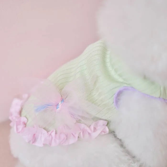 Pawtopia – Blooming Pet Top〈 1-3 ( S-2M ) 〉