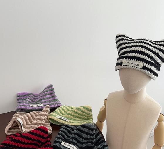 猫耳ニット帽 | F.sourire