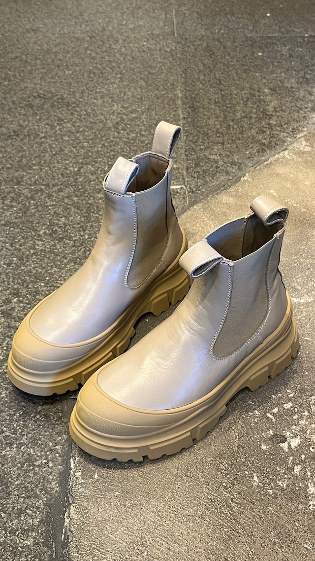 SOFIE D'HOORE -FABULOUS- TR rubber Chelsea BOOTS, : LEATHER SAHARA,
