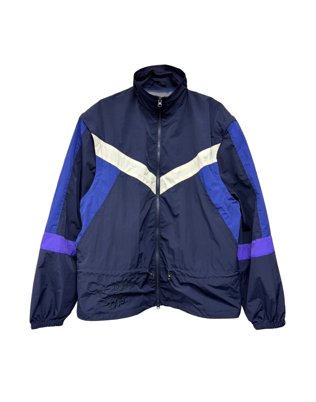【ゆあ】digne完売品★sporty blouson navy アンブロ umbro 【AWAY DAYS】ナイロンウーブンジャケット -デサント