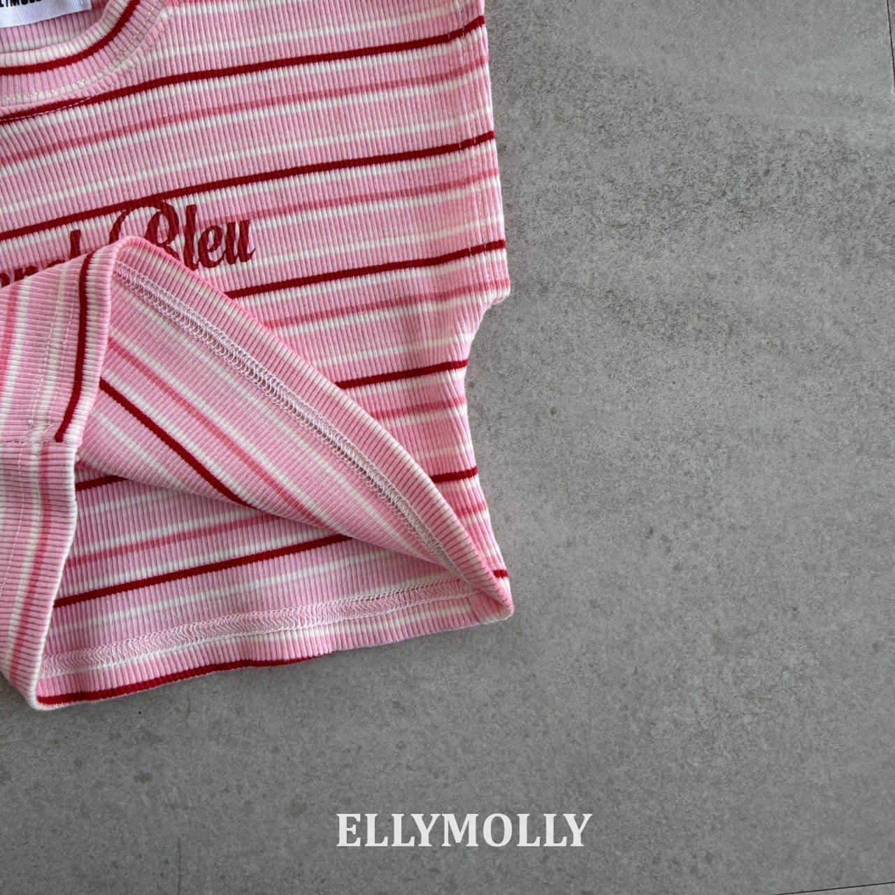 [ELLYMOLLY] Jelly Wave Crop Top / [엘리몰리] 젤리웨이브크롭탑