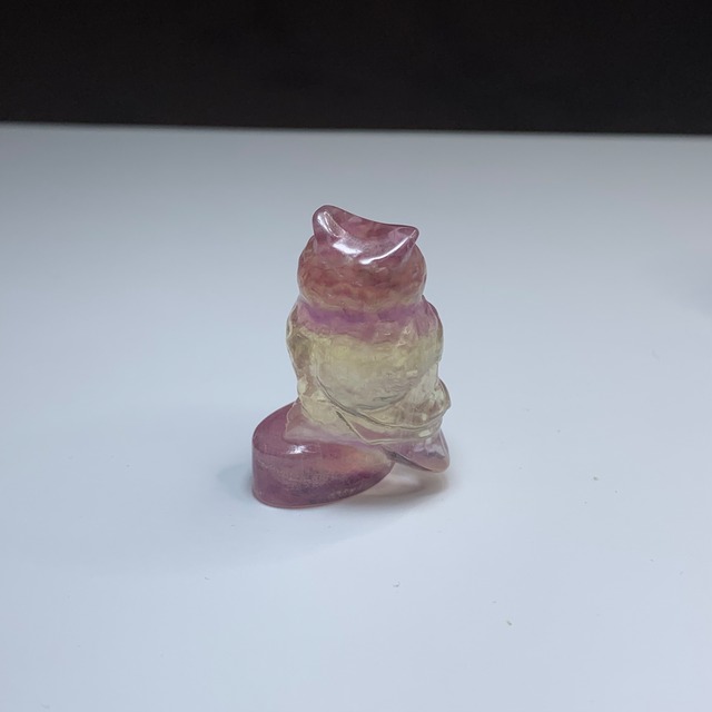 13.可愛いふくろう・フローライト