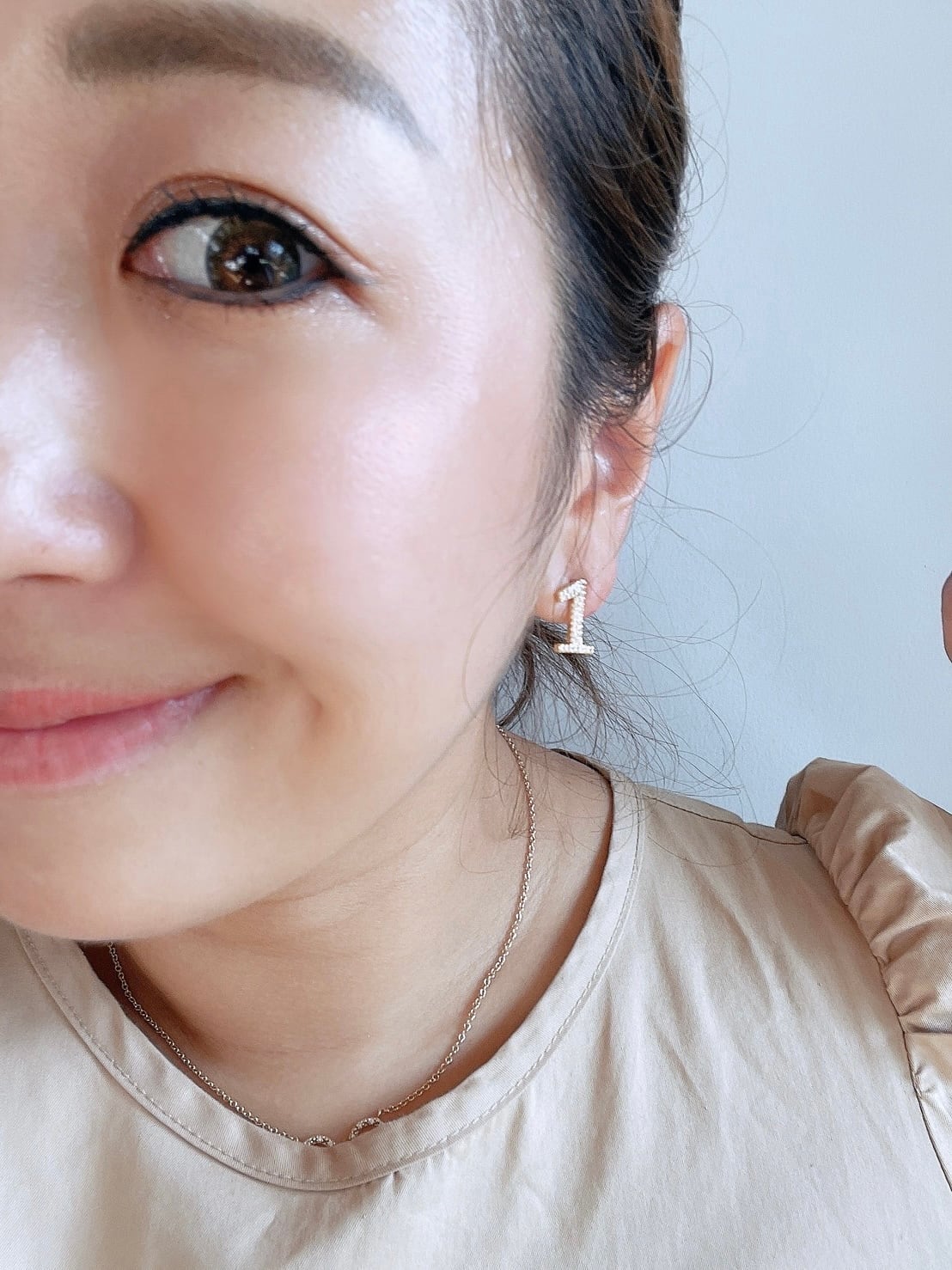 ナンバーピアス（ゴールド / シルバー） | THE HANY 公式オンライン