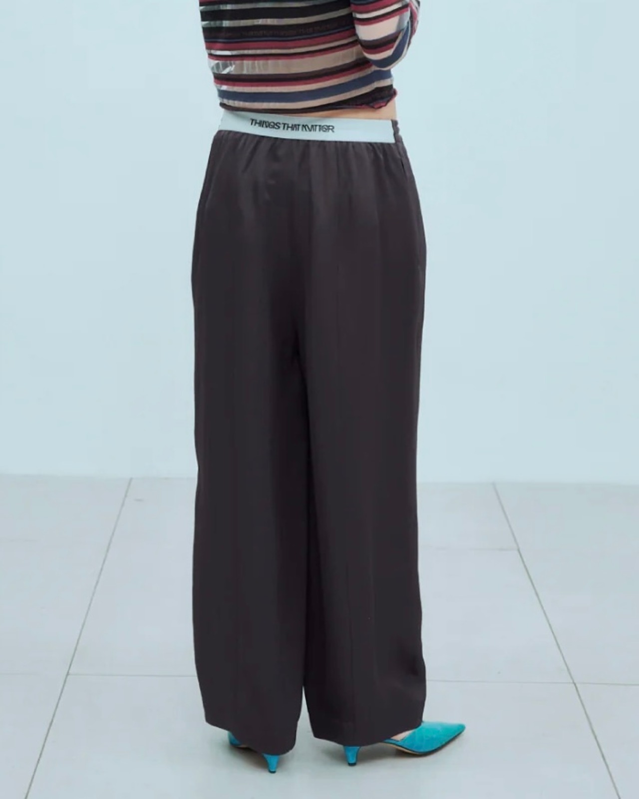 【26SS】THINGS THAT MATTER シングスザットマター / ROUND SILHOUETTE PANTS - 9