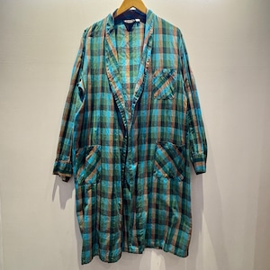 1960s TOWN CRAFT GOWN COAT LIGHT BLUE
