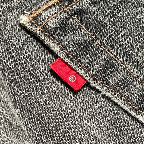 【W36 L30】 usa levi's 先染ブラック リーバイス 559 詳細写真4