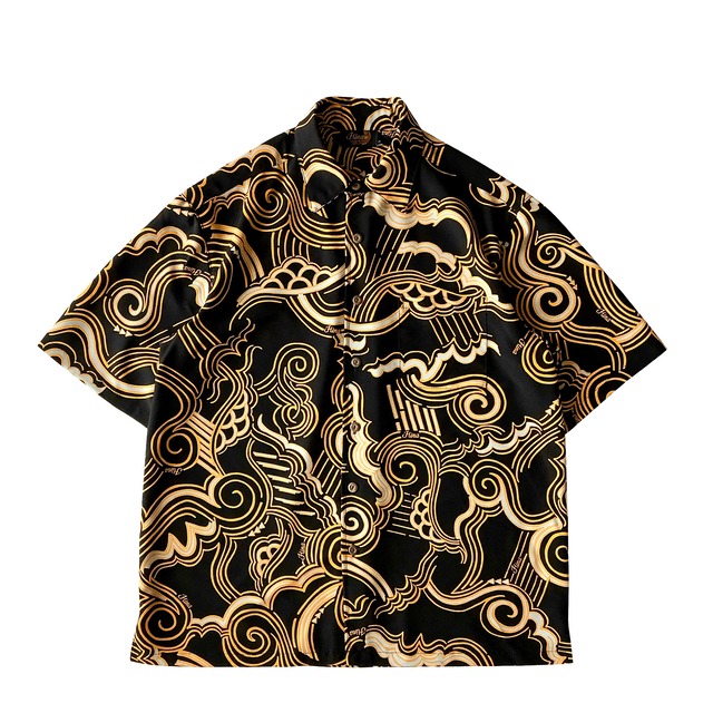 USED Aloha shirt / Hina / size S