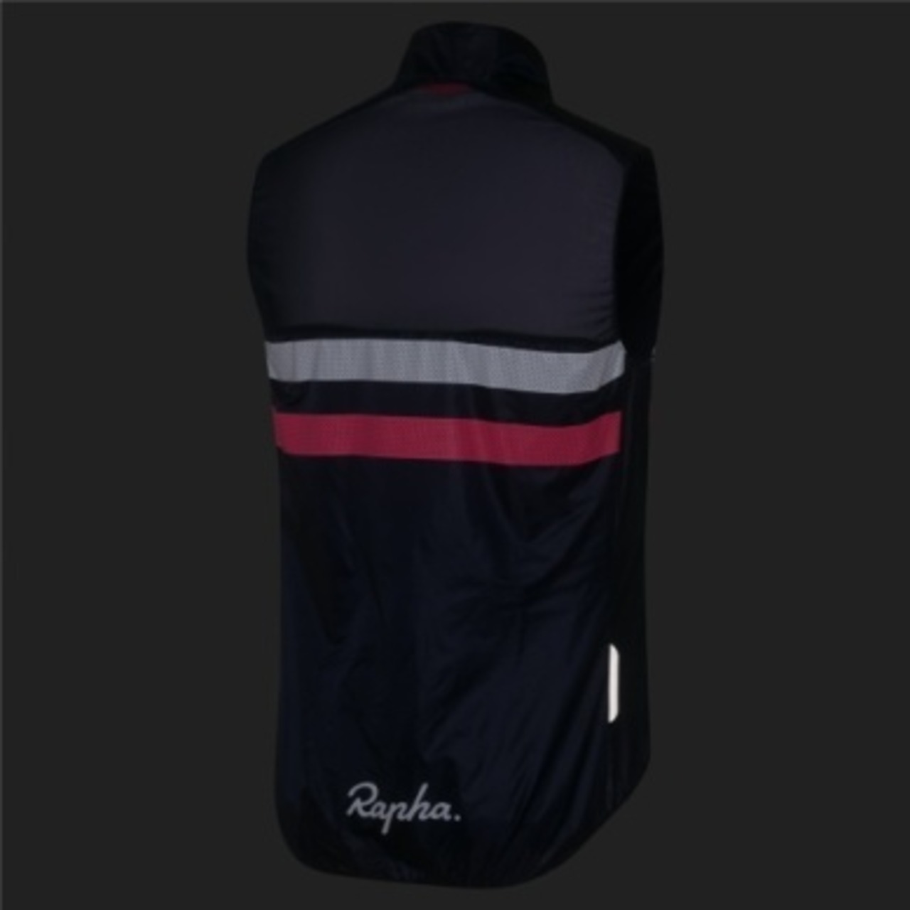 RAPHA MEN'S BREVET GILET   DARK NAVY/HI-VIS PINK/WHITE