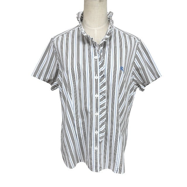 中古 バーバリーロンドン BURBERRY LONDON 半袖 シャツブラウス