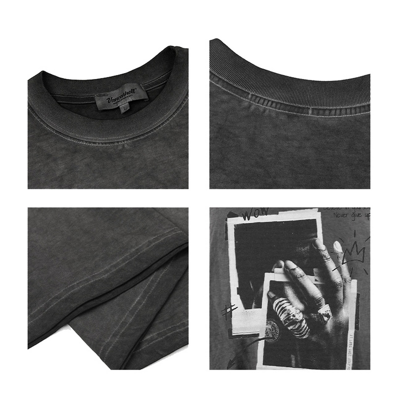 VINTAGE ストリート ポラロイド写真 Tシャツ T1518