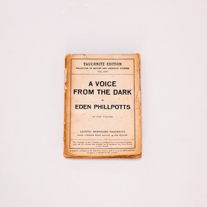 BOOK｜『A VOICE FROM THE DARK』EDEN PHILLPOTTS