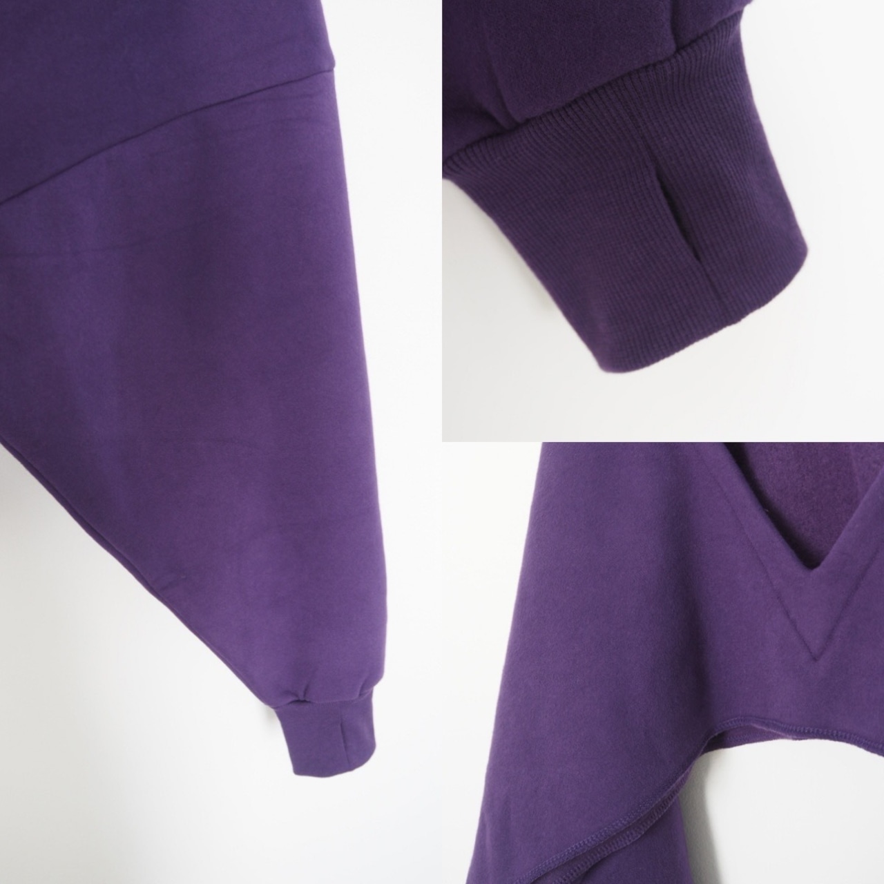 short Vneck SW/purple