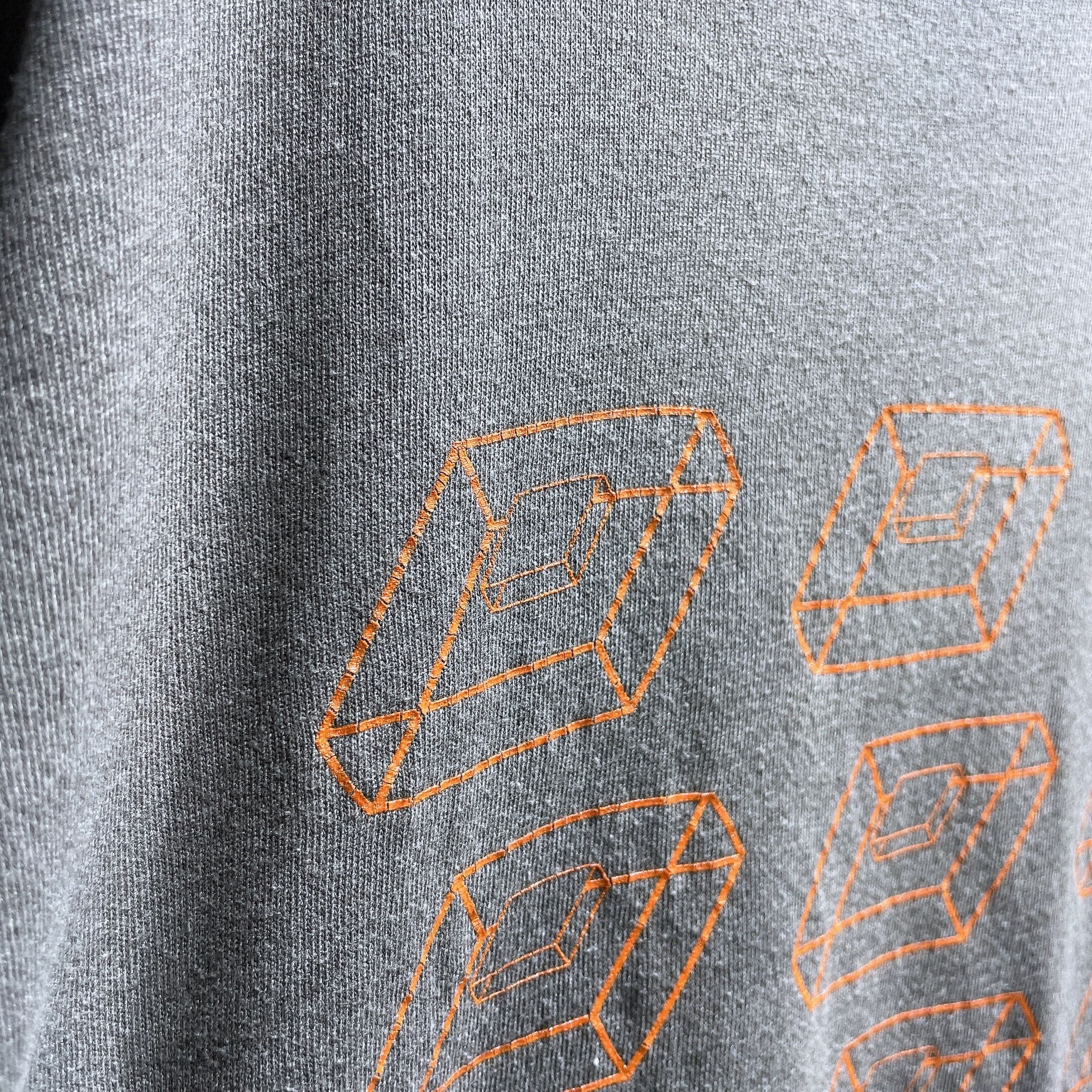 2000s ” NIKE ” Geometry logo printed SS loose Tee