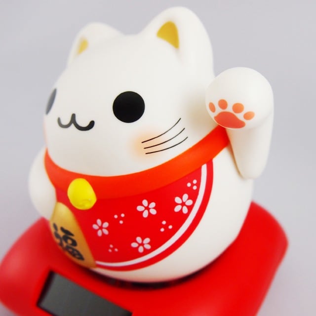 ぎねこ丸 まるまる幸せ招き猫 （赤） | ねこや工業