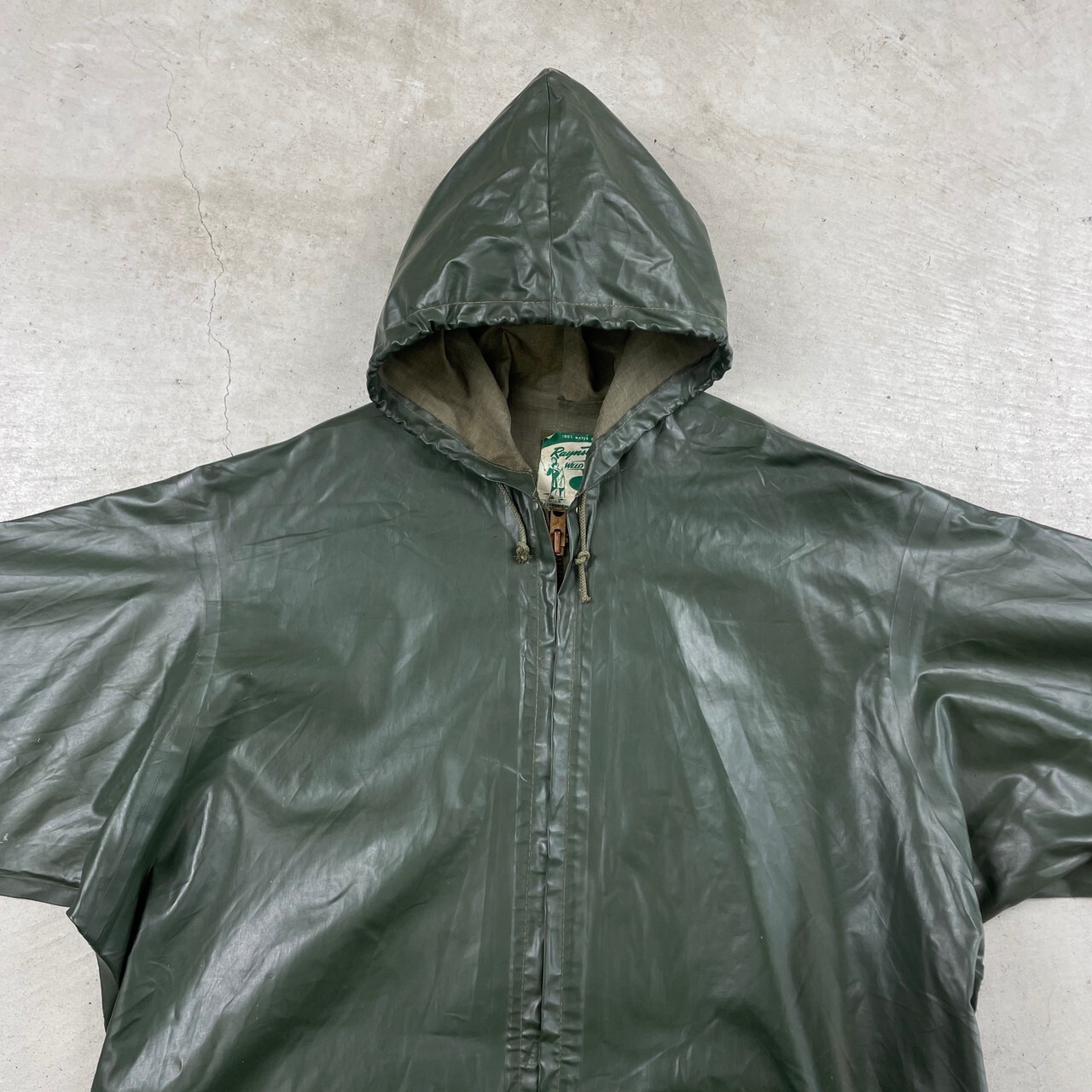 70年代 Raynster レインコート ラバーコート WATER PROOF メンズXL相当 