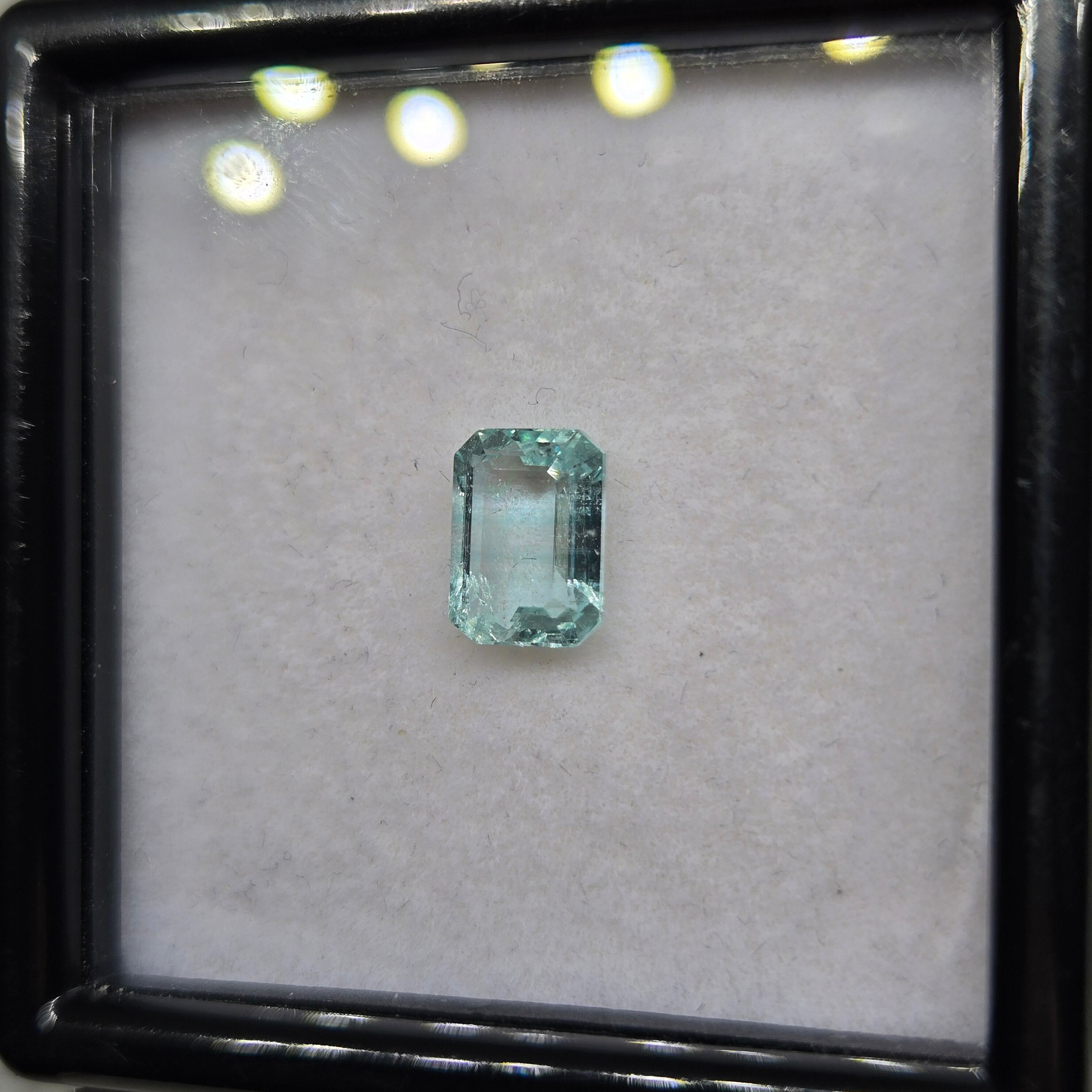 天然ベリル バイカラー・ベリル 1.344ct 7.72×5.67×3.82㎜ | たんざ屋