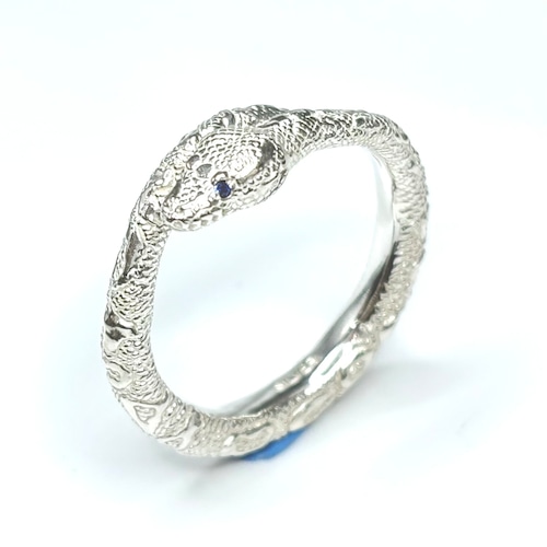 【期間限定商品】ボールパイソンベビーリング♂(サファイア)