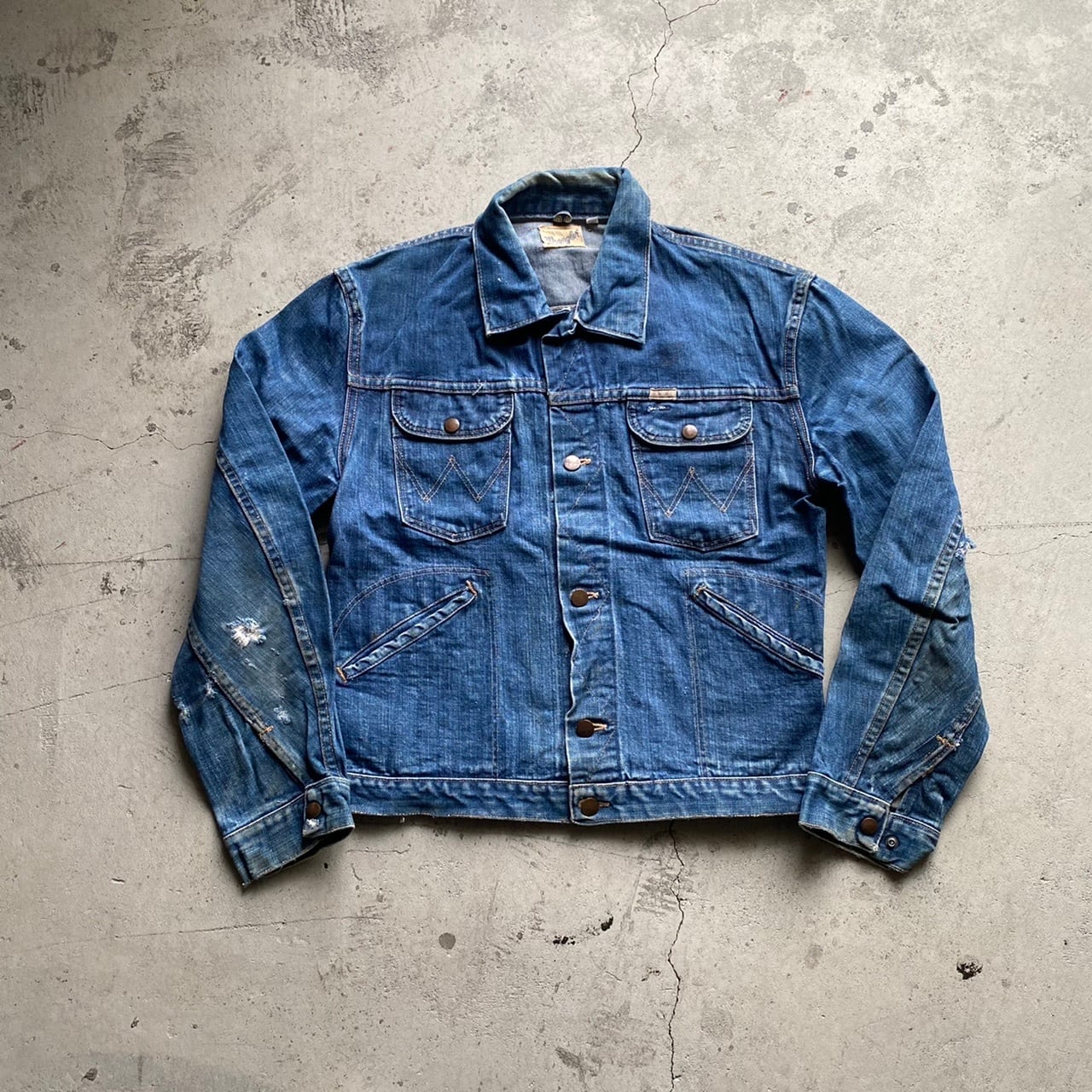 USED 古着　vintage ヴィンテージ　wrangler ラングラー 124MJ denim jacket デニムジャケット　Gジャン |  magazines webshop powered by BASE