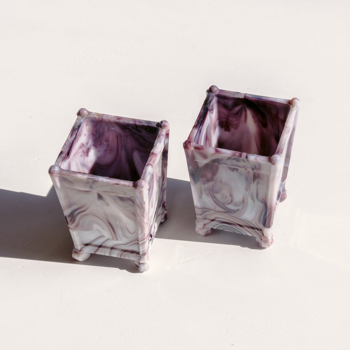 Milky Marble Planter / Vase