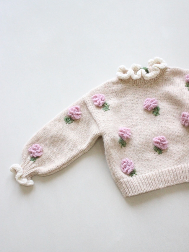 Olivimilly  Rose Pullover   4-7y