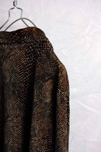Python pattern velours shirts
