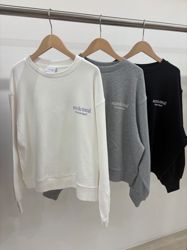 スリット　ジョーゼット　ロングスリーブ　tシャツ　P62A