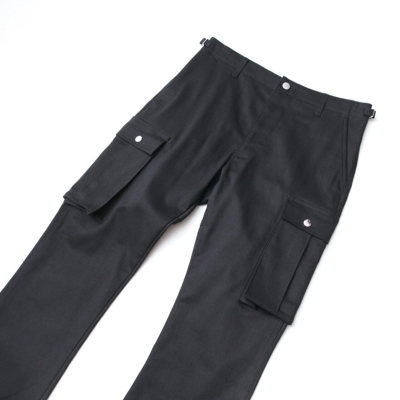 NCV BLACK FLARE CARGO PANTS | ncv_project_official
