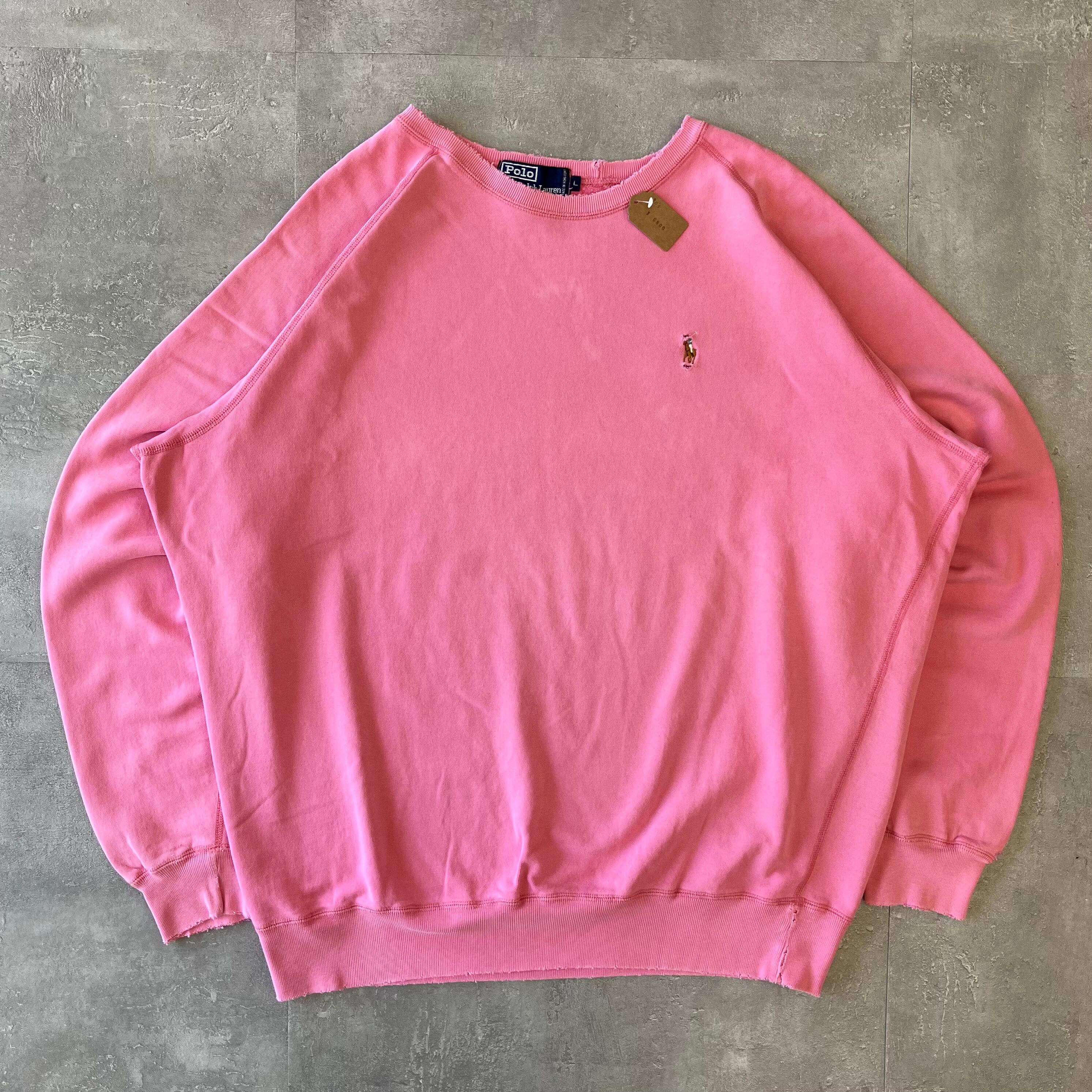 ポロラルフローレン 90s スウェット ラグランスリーブ 春カラー No.1439
