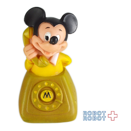 Danara ミッキーマウス 電話 黄色 ラバードール