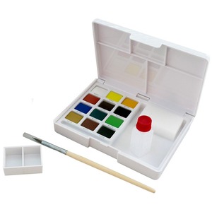 【在庫のみ】サクラクレパス 絵の具 固形水彩 プチカラー 12色 NCW-12