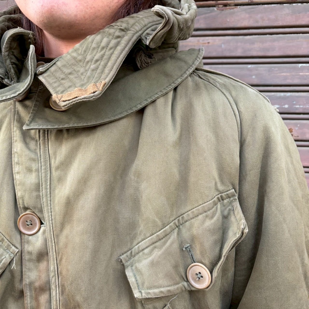 50s イギリス軍 実物 ミドルパーカー 3rd モッズコート M ユーロ