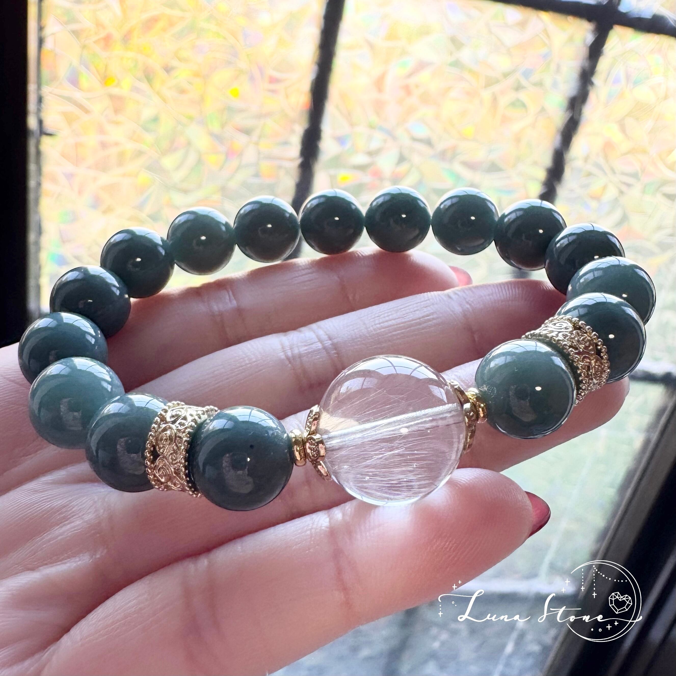 ピンクサゲニティッククォーツ】淡く優しい針状内包の輝き 天然石