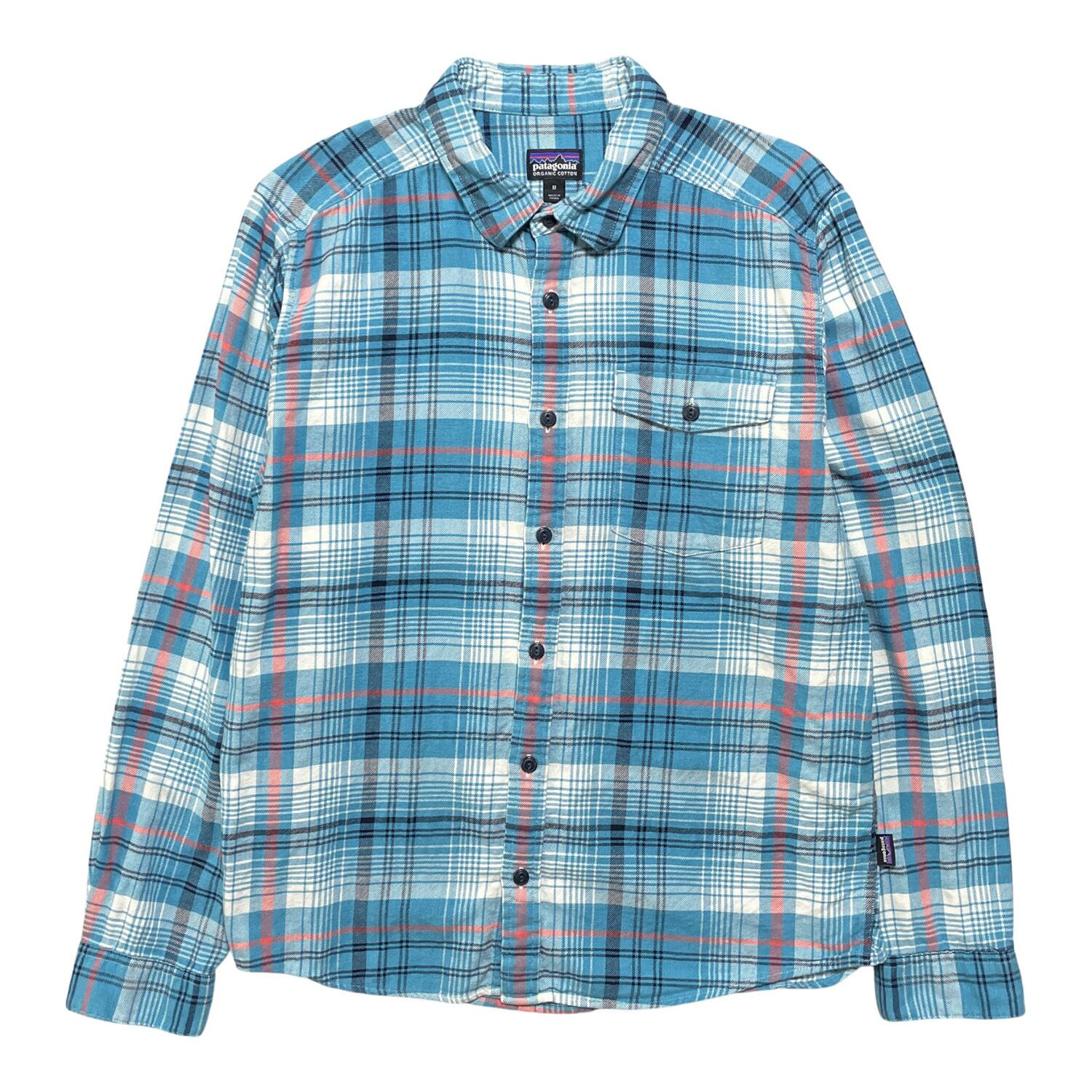 patagonia チェックシャツ ネルシャツ オンブレ風 XL 激レア☆好配色